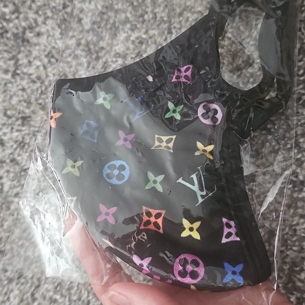 NWT Colorful LV Mask
